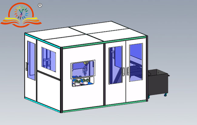 數控鋸切設備SDY-6R25-3T CNC-非標定制-特殊鑄件冒口機器人-激光切割）