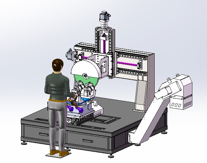 四軸澆冒口切割機-3